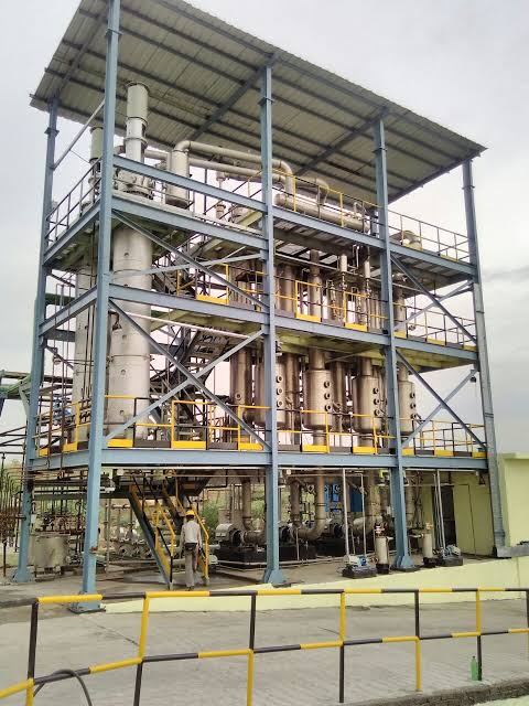 Common MEE Quadruple Effect Evaporation Plant